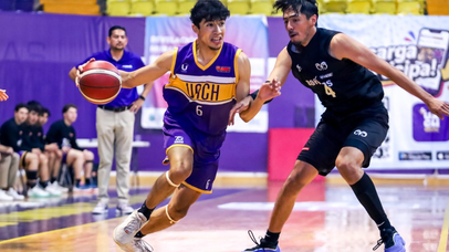 Equipo varonil de básquetbol Dorados UACh durante la temporada 2026-2027 de la Liga ABE.